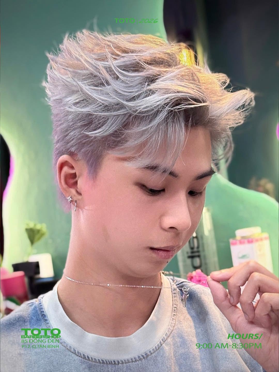 Kiểu tóc Modern fringe