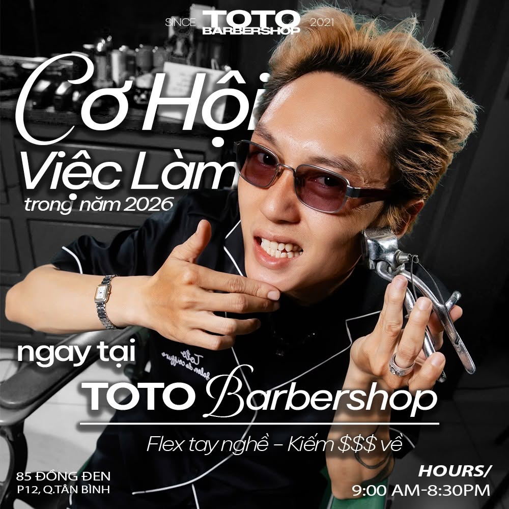 TOTO barber sharing professional tools and techniques